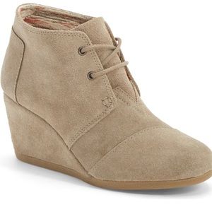 TOMS Desert Wedge Bootie